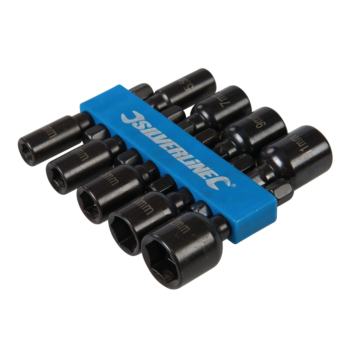 Magnetické nástrčné klíče 5 - 12 mm - 9 ks Silverline 855189