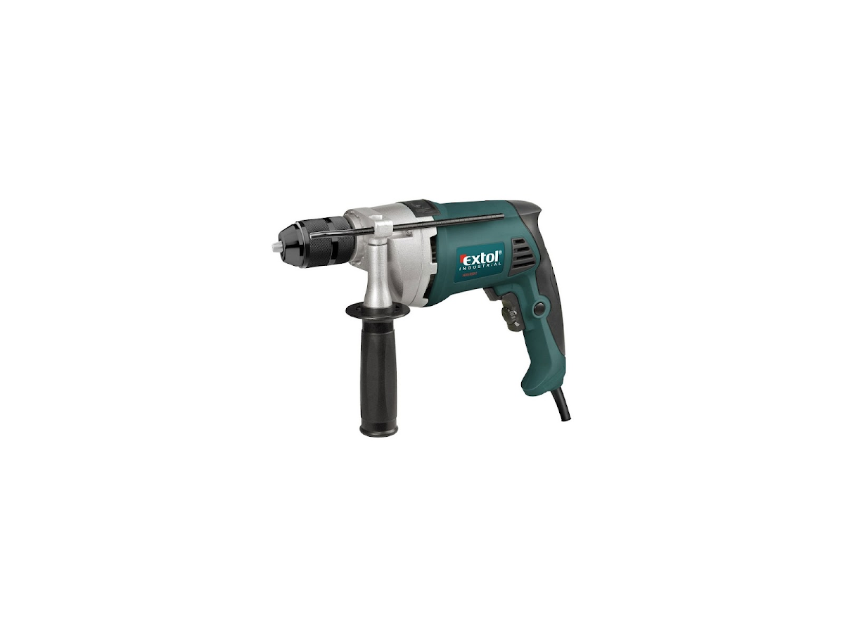 EXTOL INDUSTRIAL Vrtačka s příklepem, click - lock, 850 W 8790031