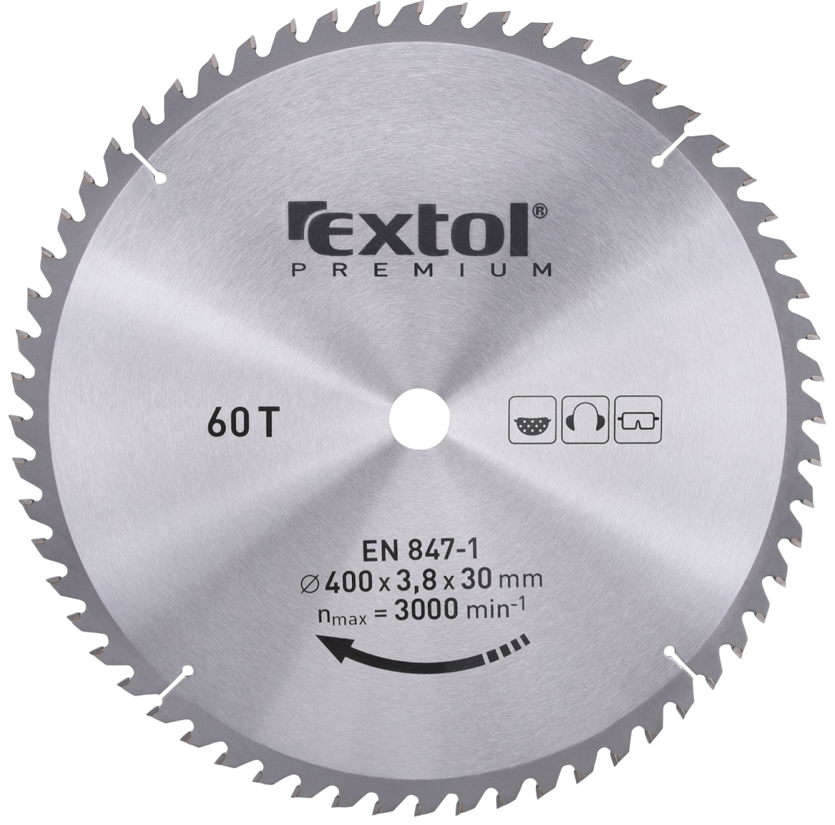 EXTOL PREMIUM Pilový kotouč s SK plátky 400 × 30 – 60z 8803257