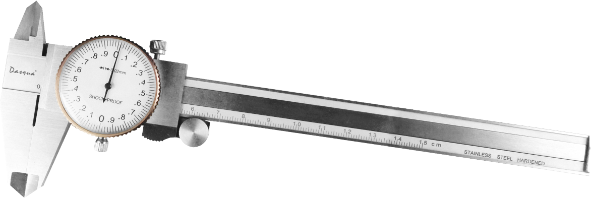 Dasqua Posuvné měřidlo s číselníkem 150 mm 1331-2115