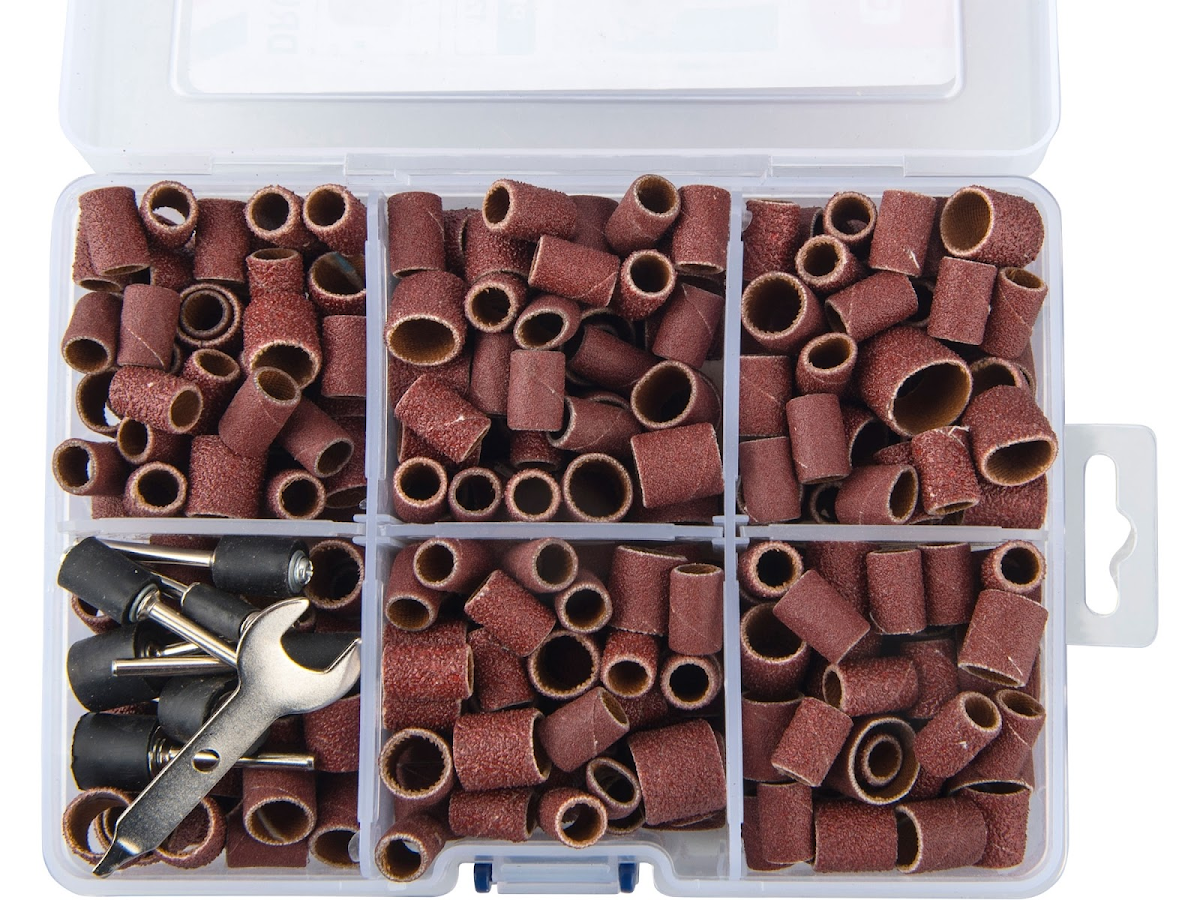 EXTOL PREMIUM Válce brusné, sada 350 ks 8803760