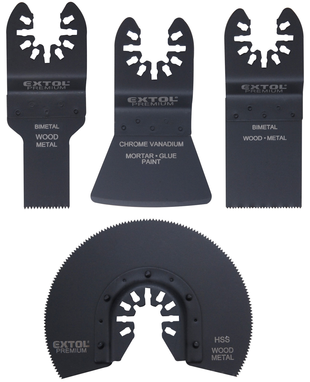 EXTOL PREMIUM Multifunkční sada nástrojů DK 4 ks 8803824