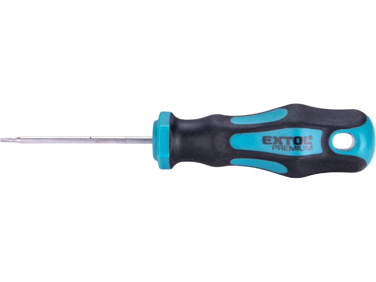 EXTOL PREMIUM Šroubovák TORX, T7 × 60 mm, CrV 8819241