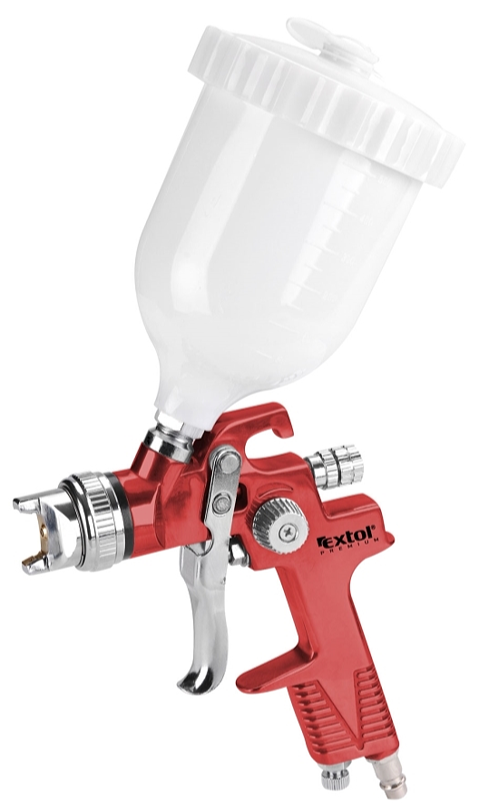EXTOL PREMIUM Stříkací pistole HVLP, 600 ml 8865052