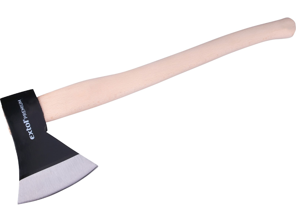 EXTOL PREMIUM Sekera černá s kvalitní bukovou násadou, 1000 g 8871022