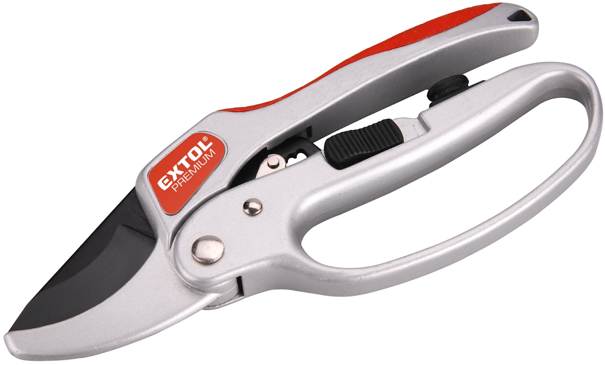 EXTOL PREMIUM Nůžky zahradnické s převodem, 205 mm 8872180