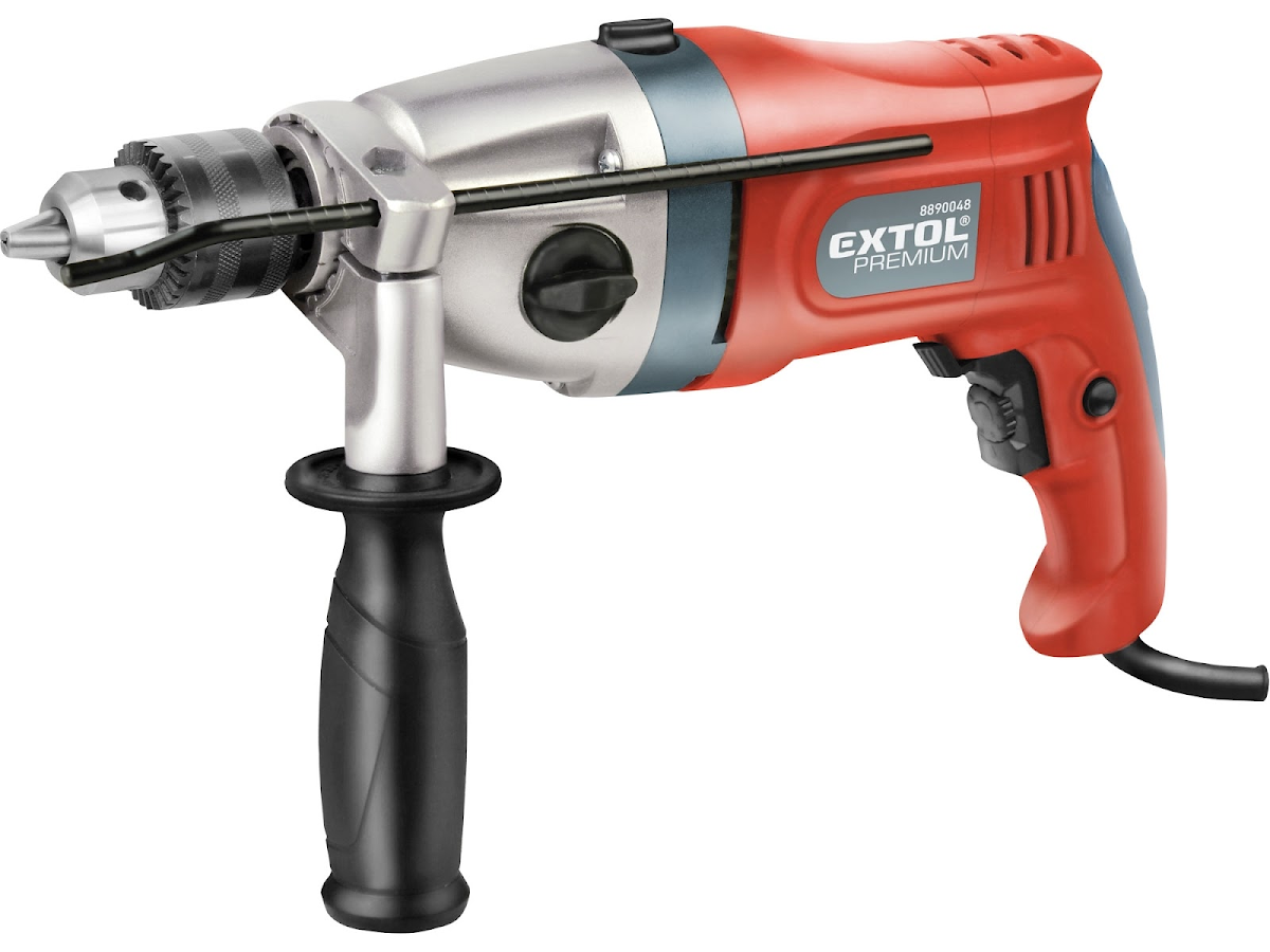 EXTOL PREMIUM Vrtačka s příklepem, 1100 W 8890048