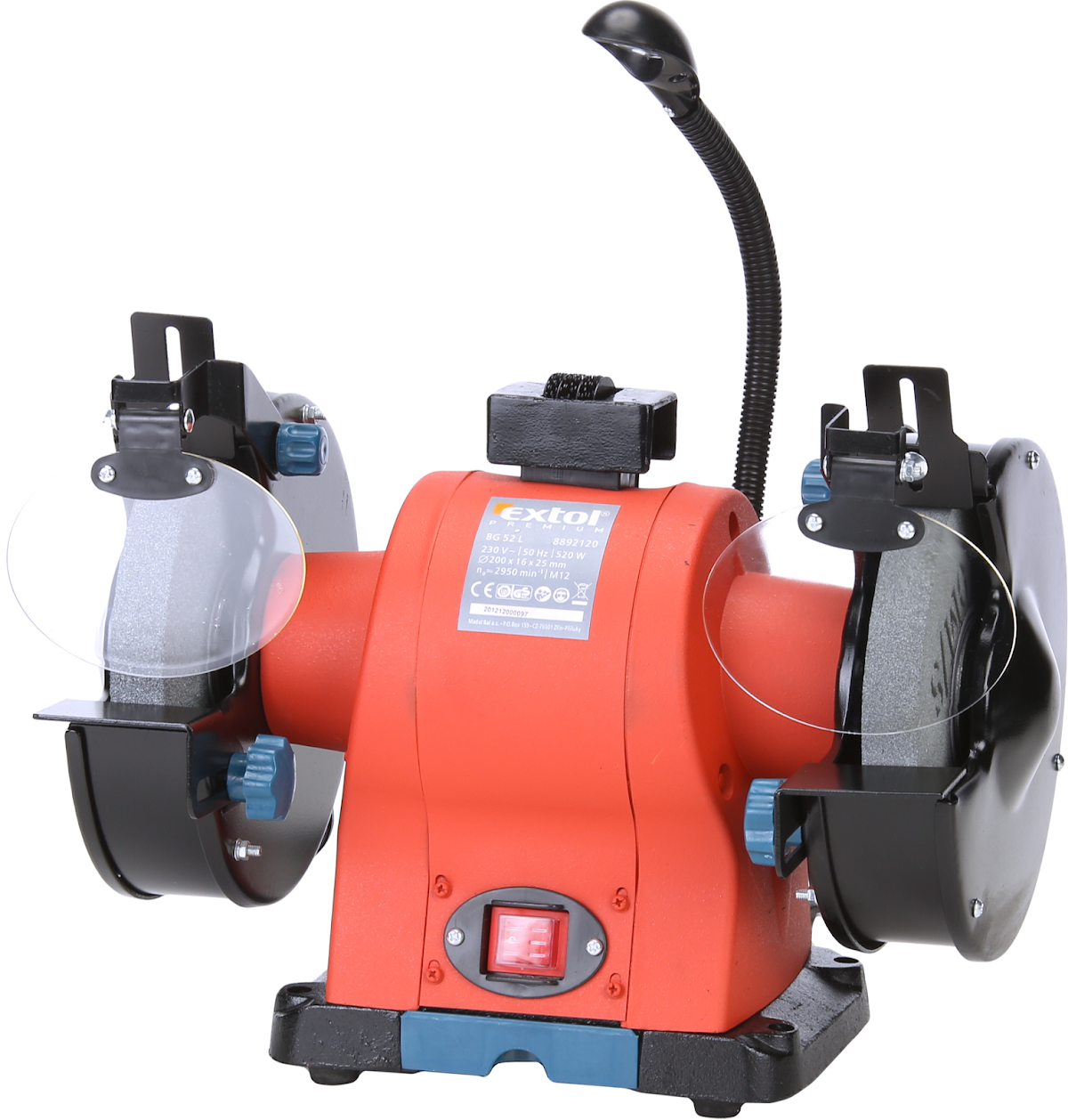EXTOL PREMIUM Stolní dvoukotoučová bruska 520 W 8892120
