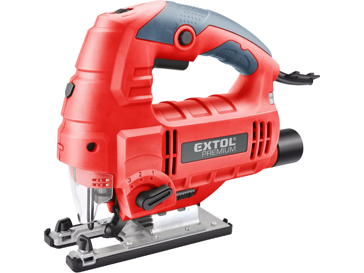 EXTOL PREMIUM Pila přímočará s laserem a světlem, 800 W 8893103