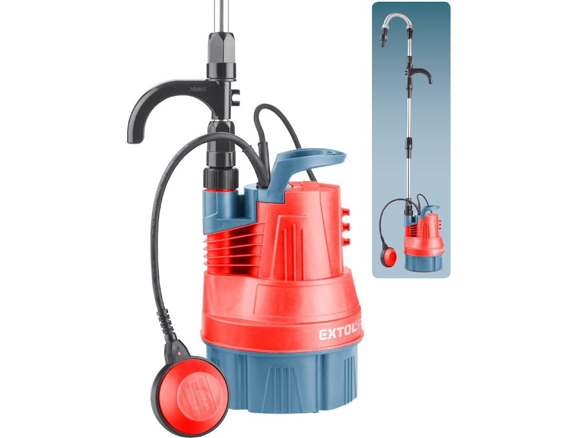 EXTOL PREMIUM Čerpadlo ponorné do sudu, 350 W, 5000l/h 8895015