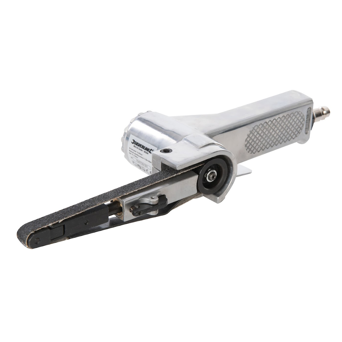 Pásová pneumatická bruska 10 × 330 mm Silverline 942944