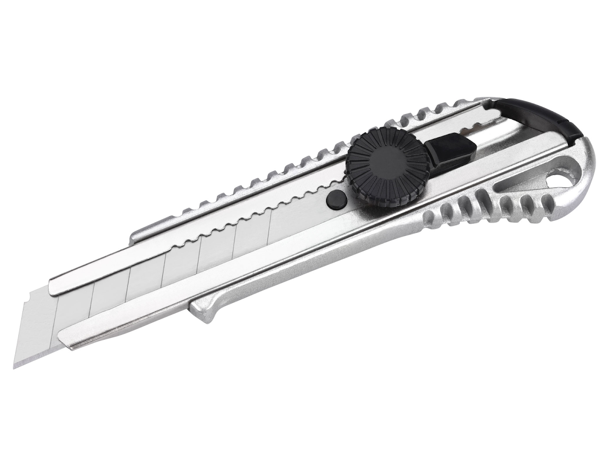 EXTOL CRAFT Nůž ulamovací celokovový s výztuhou, 18 mm 955000