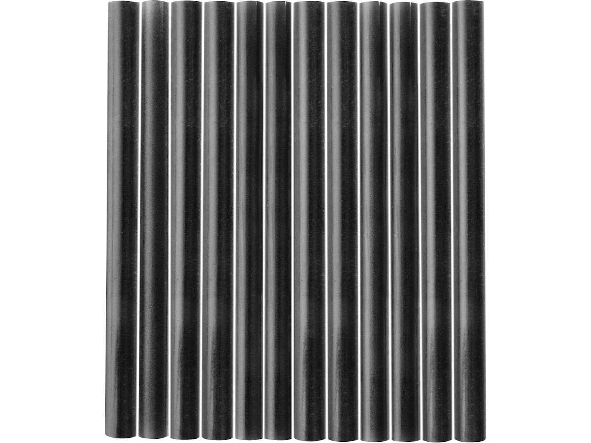 EXTOL CRAFT Tyčinky tavné, černá barva, pr.7,2 × 100 mm, 12 ks 9912