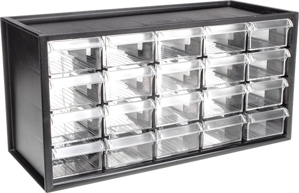 SHUTER Organizér s 20 zásuvkami SH A9-520 Black