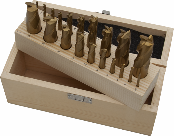 Sada HSS fréz 20 ks EM20