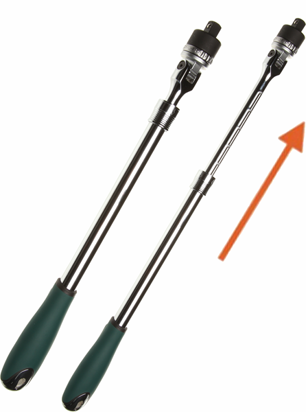 Teleskopická ráčna s otočnou hlavou RH-F87436