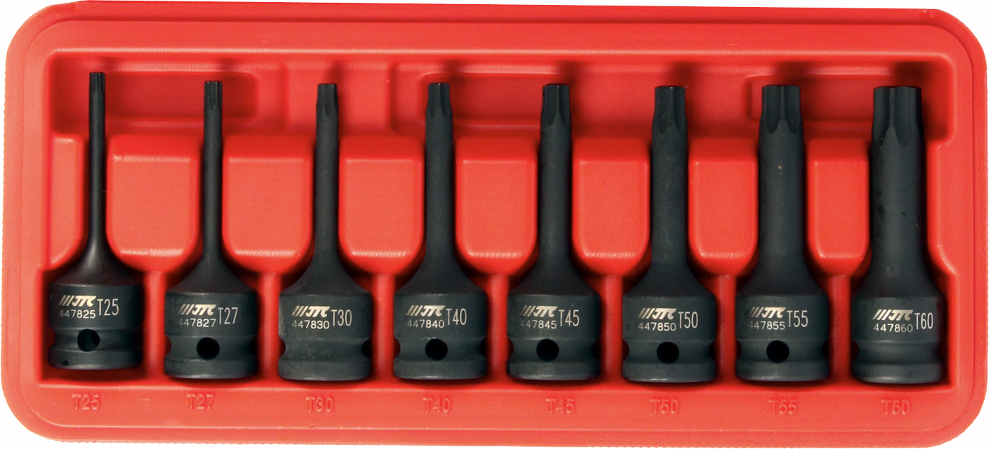 Sada 1/2 nástavců TORX JTC-J408LT