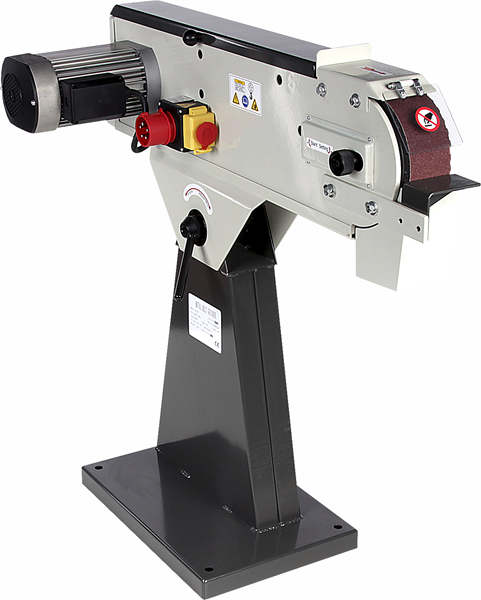 Pásová bruska BS75 – stojanová, s rovinným i čelním broušením BS75X2000/400 =