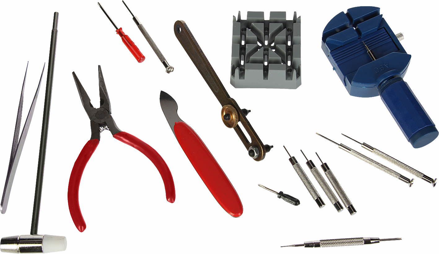 Nástroje na opravu hodinek - sada 16 ks KH-16WATCH