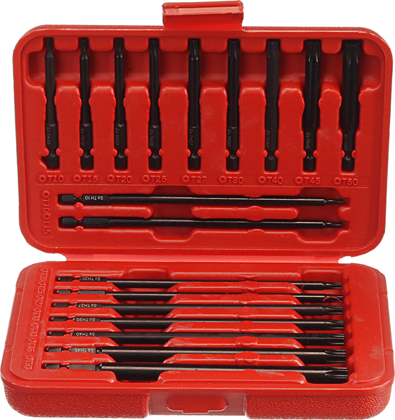 Sada bitů 18 ks - Torx 18OSBD1AL7B (014