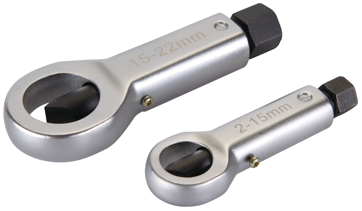 Sada trháků matic 2 - 22 mm Silverline PC70