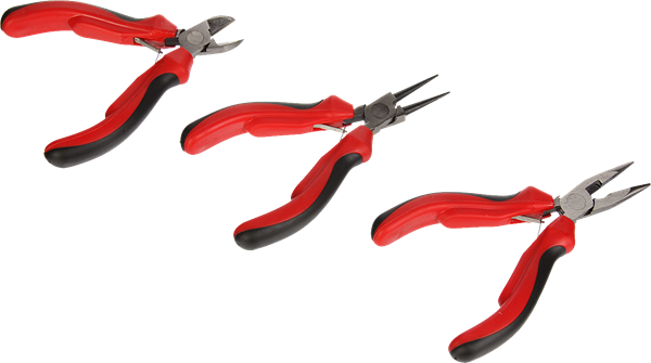 Levně Easy-Use Sada kleští 3 ks 102 mm 18215