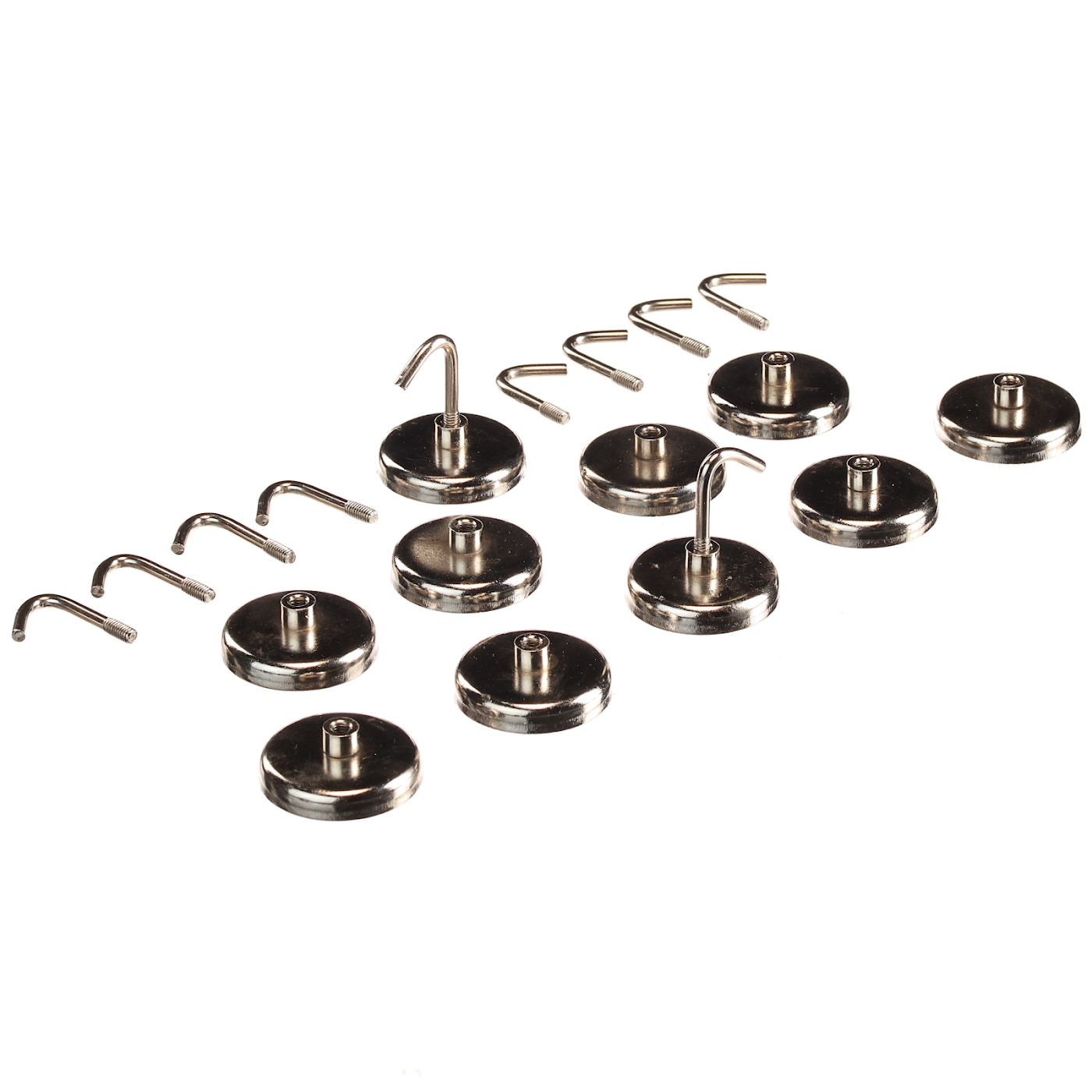 PUJIANG Magnetické háčky 10 ks QJ7211-10pc