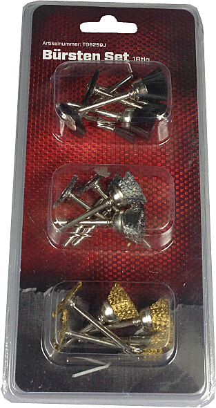 Sada drátěných kartáčků 18 ks SC-8259J