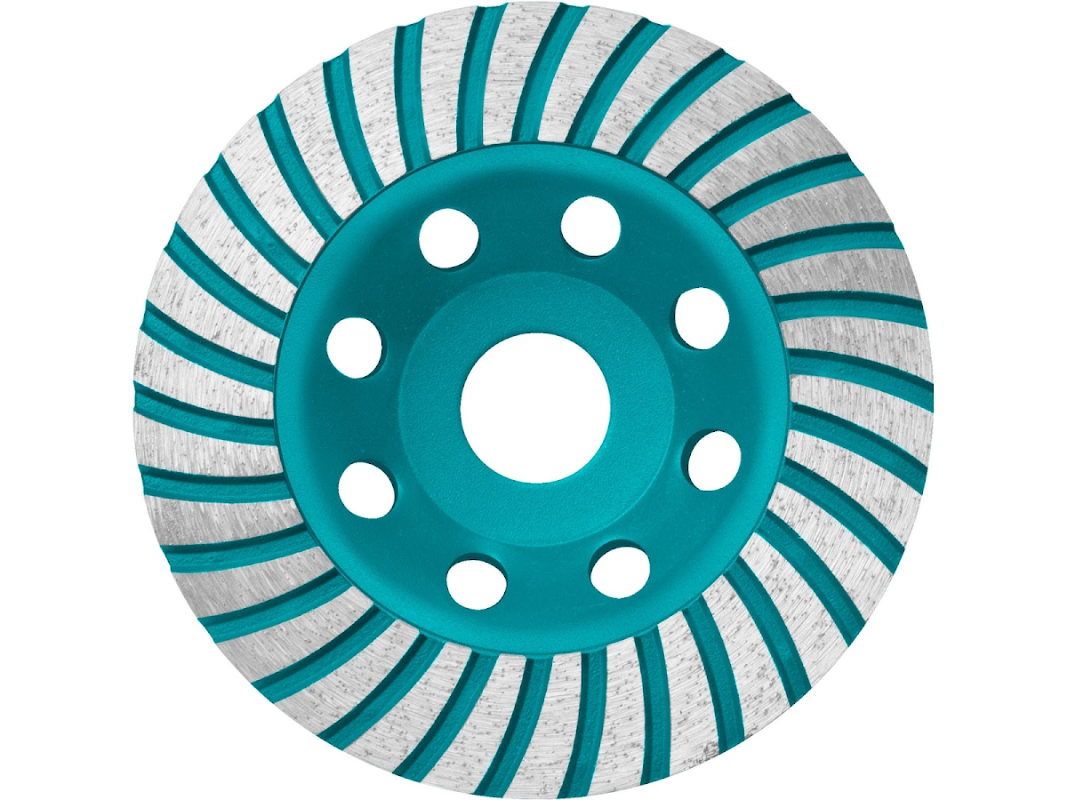 TOTAL Kotouč diamantový brusný, 115 × 22,2 mm TAC2411151