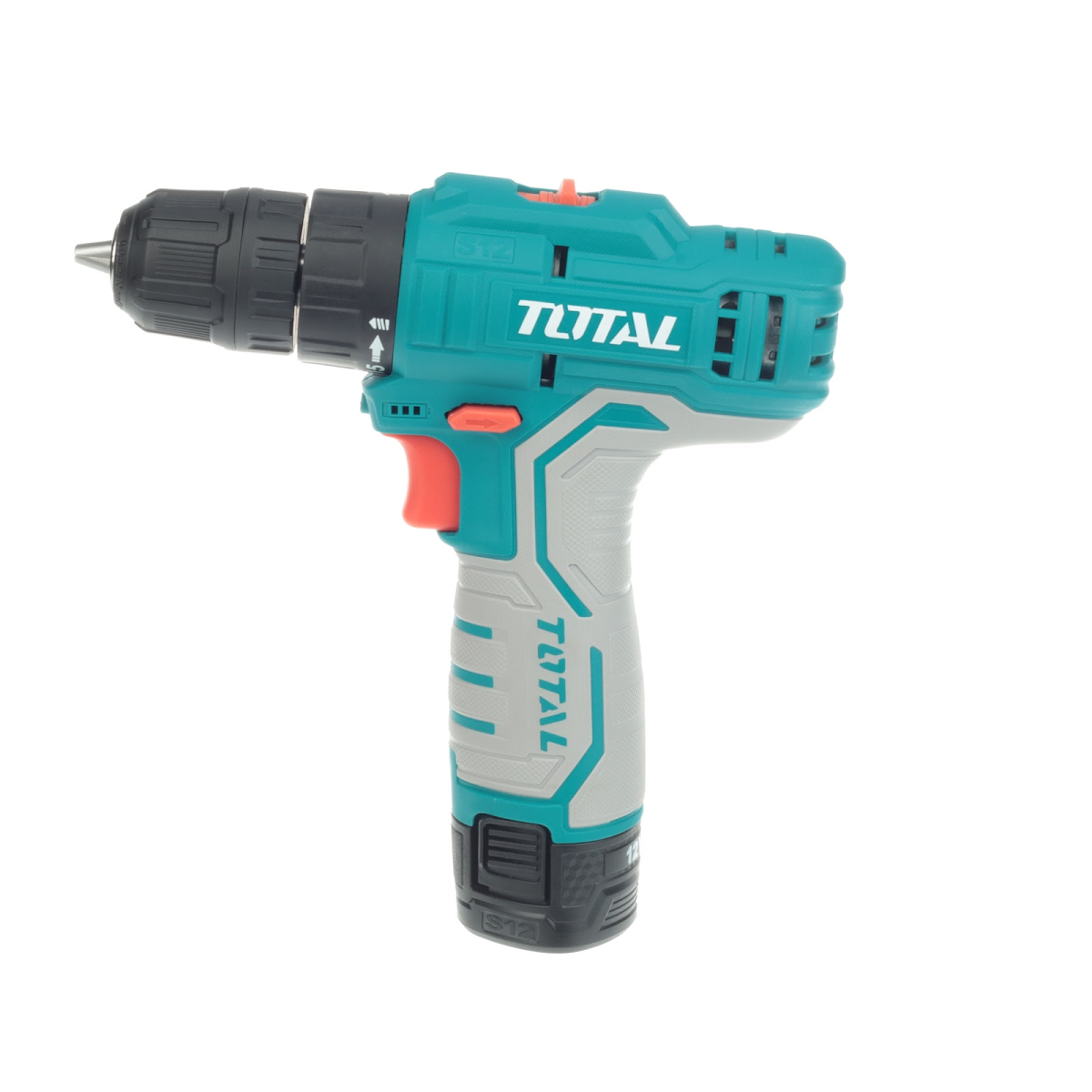 TOTAL Vrtací šroubovák aku, 12 V Li-ion (2 × ), 1500 mAh TDLI12325