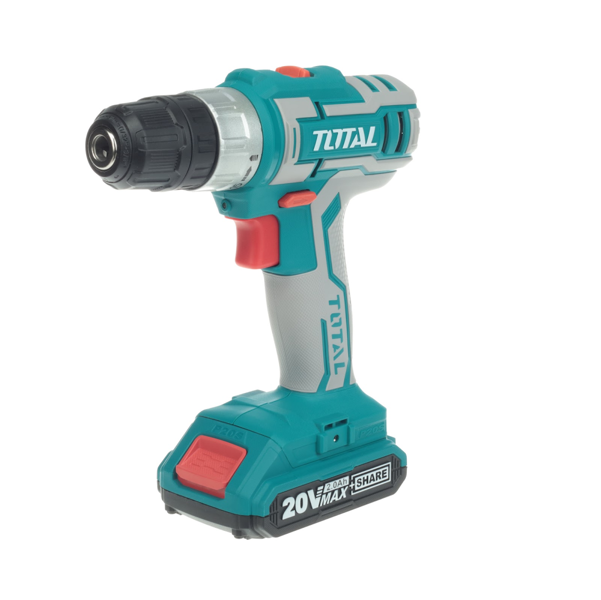 TOTAL Vrtací šroubovák aku, 20 V Li - ion (1 × ), 2000 mAh TDLI20024