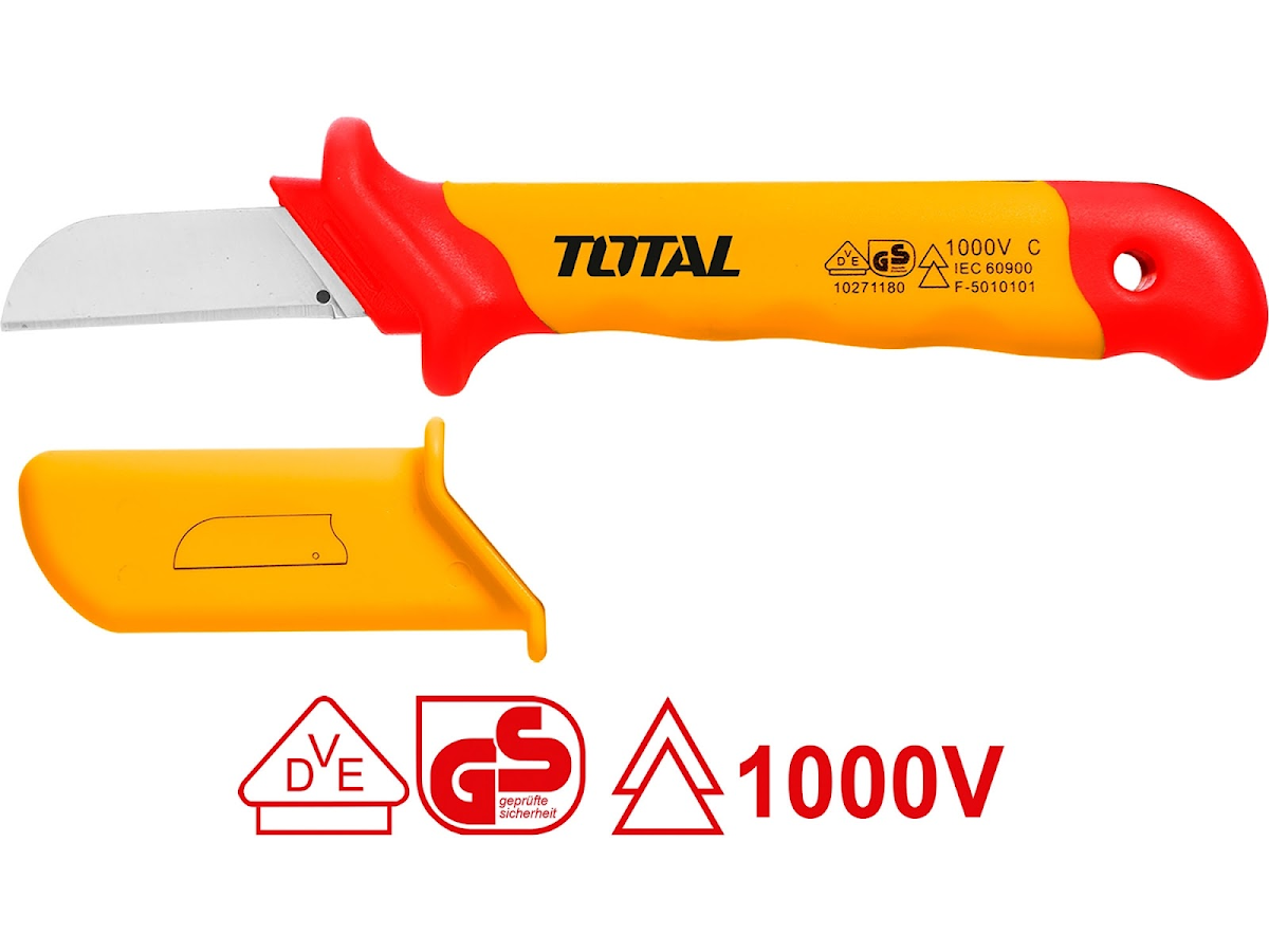 TOTAL Elektrikářský nůž na kabely, industrial THICK1801