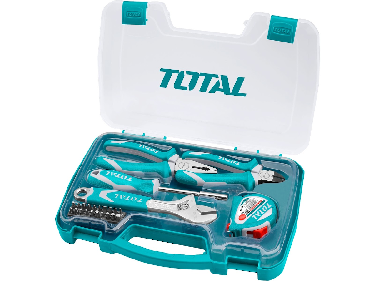 TOTAL Sada nářadí 25 ks, industrial THKTHP90256
