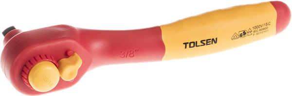 TOLSEN Izolovaná ráčna VDE 3/8" V42238