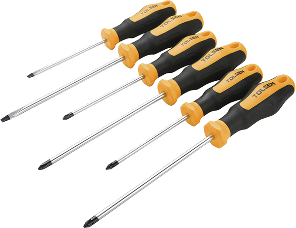 TOLSEN Sada šroubováků 6 ks 20014