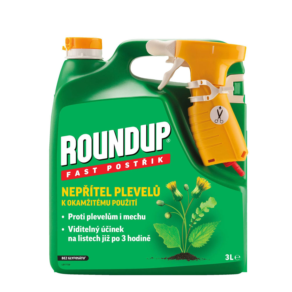 EVERGREEN Roundup Fast herbicid rozprašovač 3 l 120173