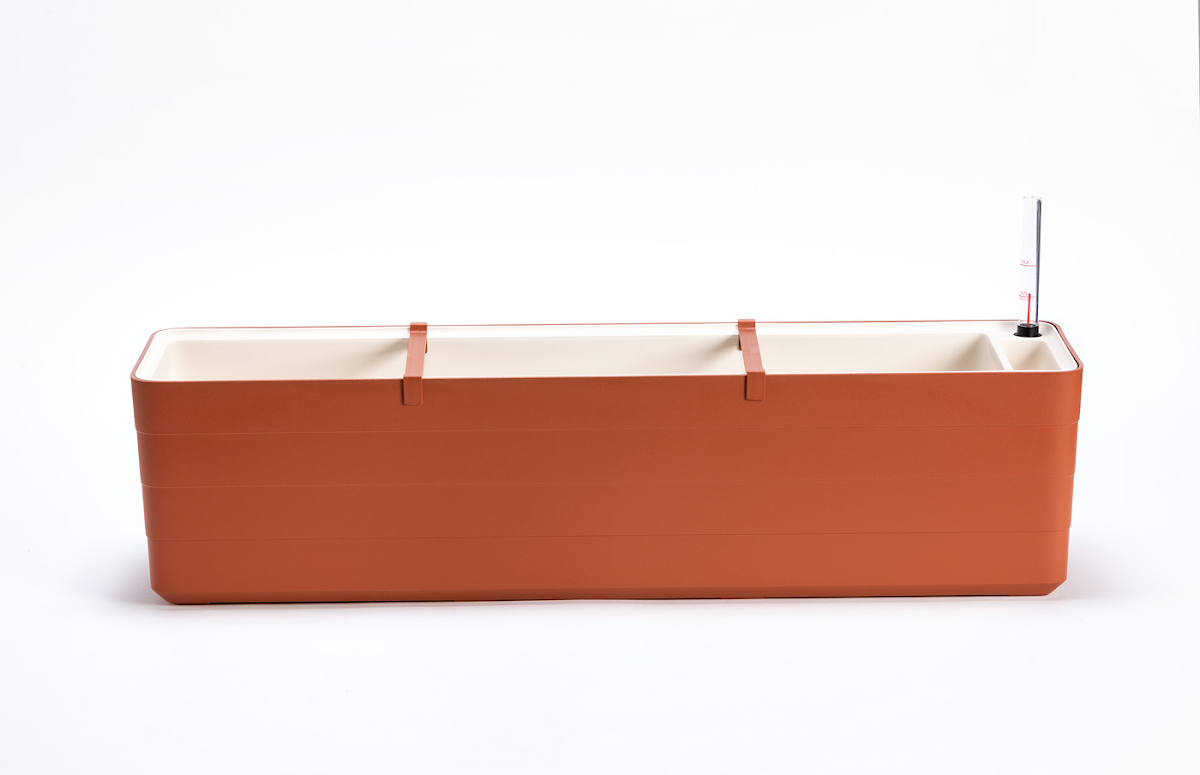 Levně Plastia Truhlík Berberis 80 cm - terakota béžová 148003