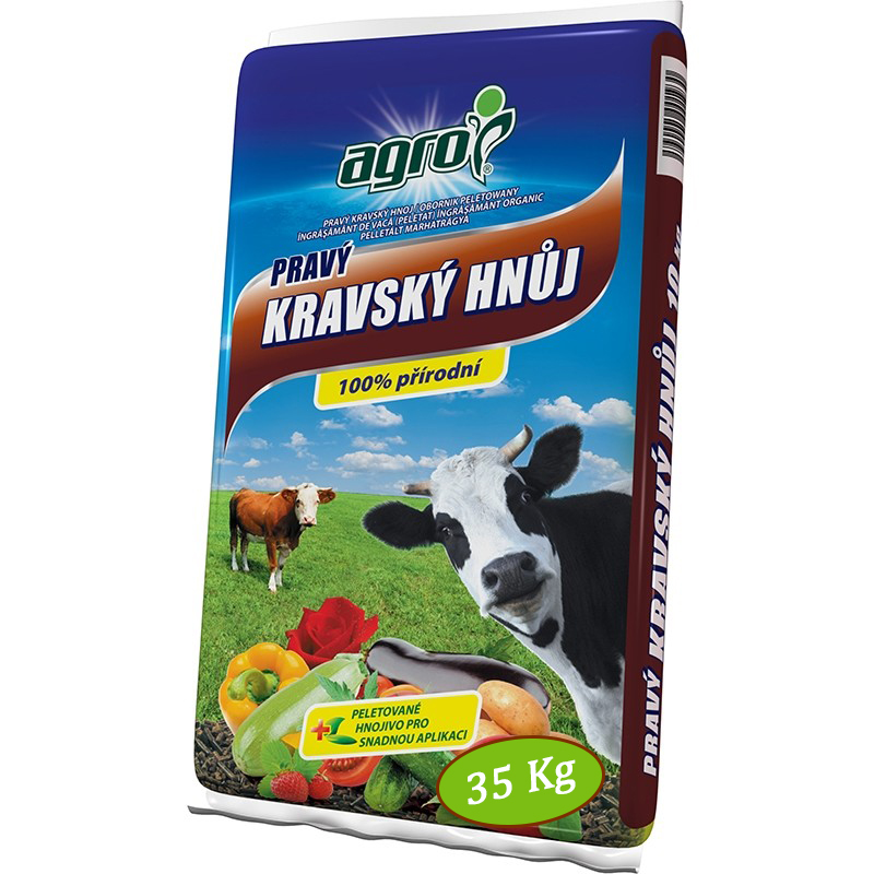 Levně AGRO CS AGRO Kravský hnůj 35 kg 000773