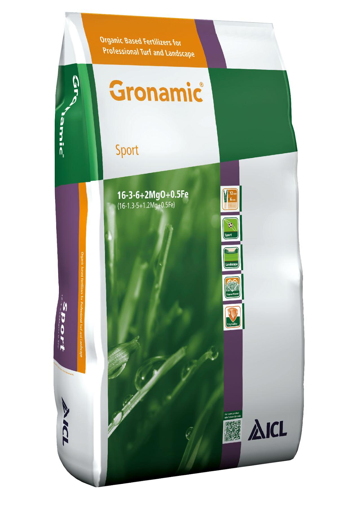ICL Gronamic Sport High N 16-3-6+2MgO+0.5Fe 25 kg 071636