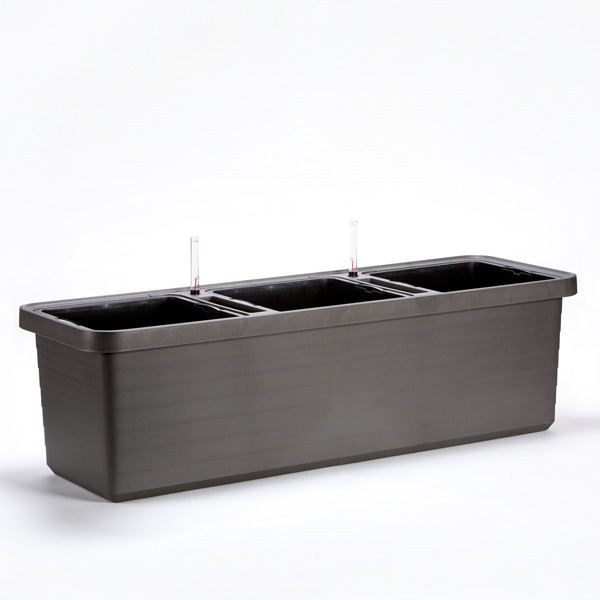 Plastia Velkoobjemový truhlík Berberis TRIO 117 cm - antracit 190224
