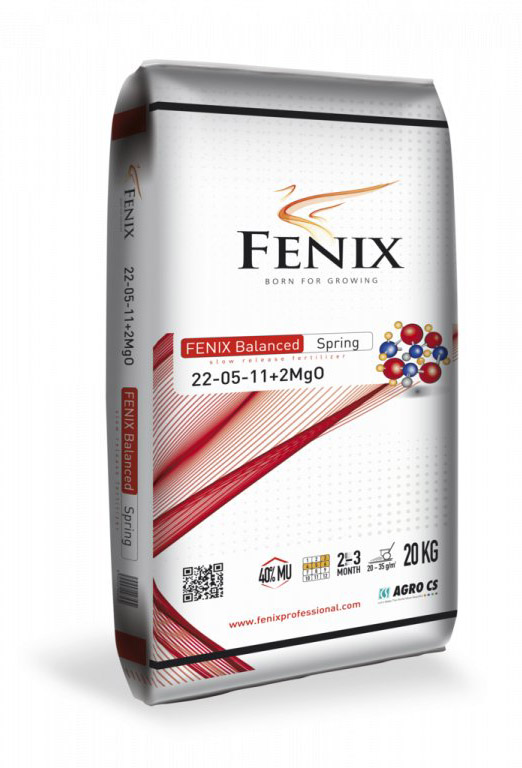 Levně AGRO CS FENIX Balanced Spring trávníkové hnojivo 20 kg 071804