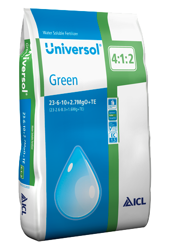 Levně ICL Universol 23-06-10+2,7MgO+TE Zelený 25 kg 013109