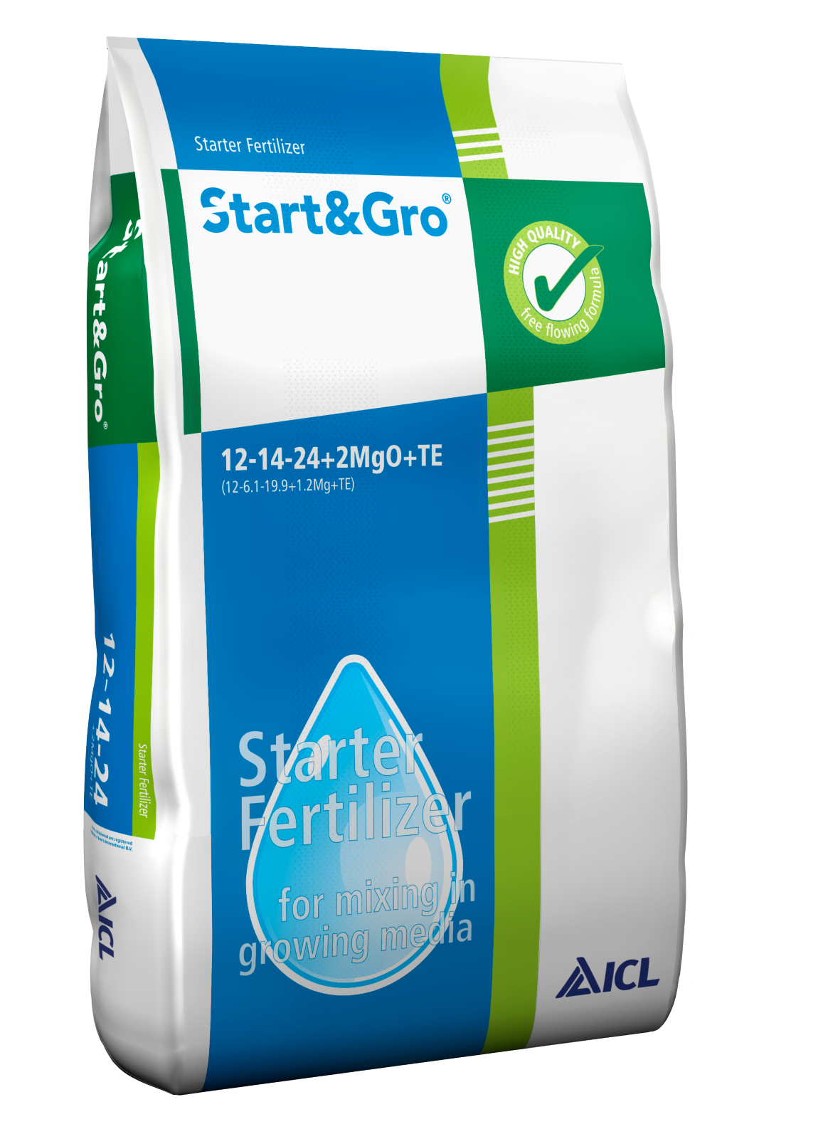 Levně ICL Start & Gro 12-14-24+2MgO+TE 25 kg 875603