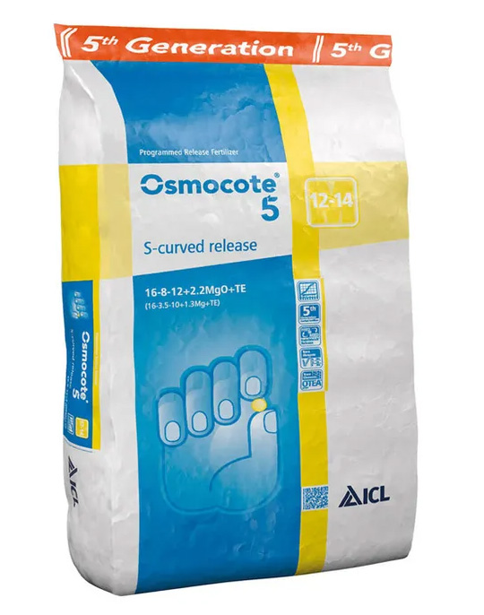 Levně ICL Osmocote 5 25kg 12-14M 16-8-12+2,2MgO+Te 884205
