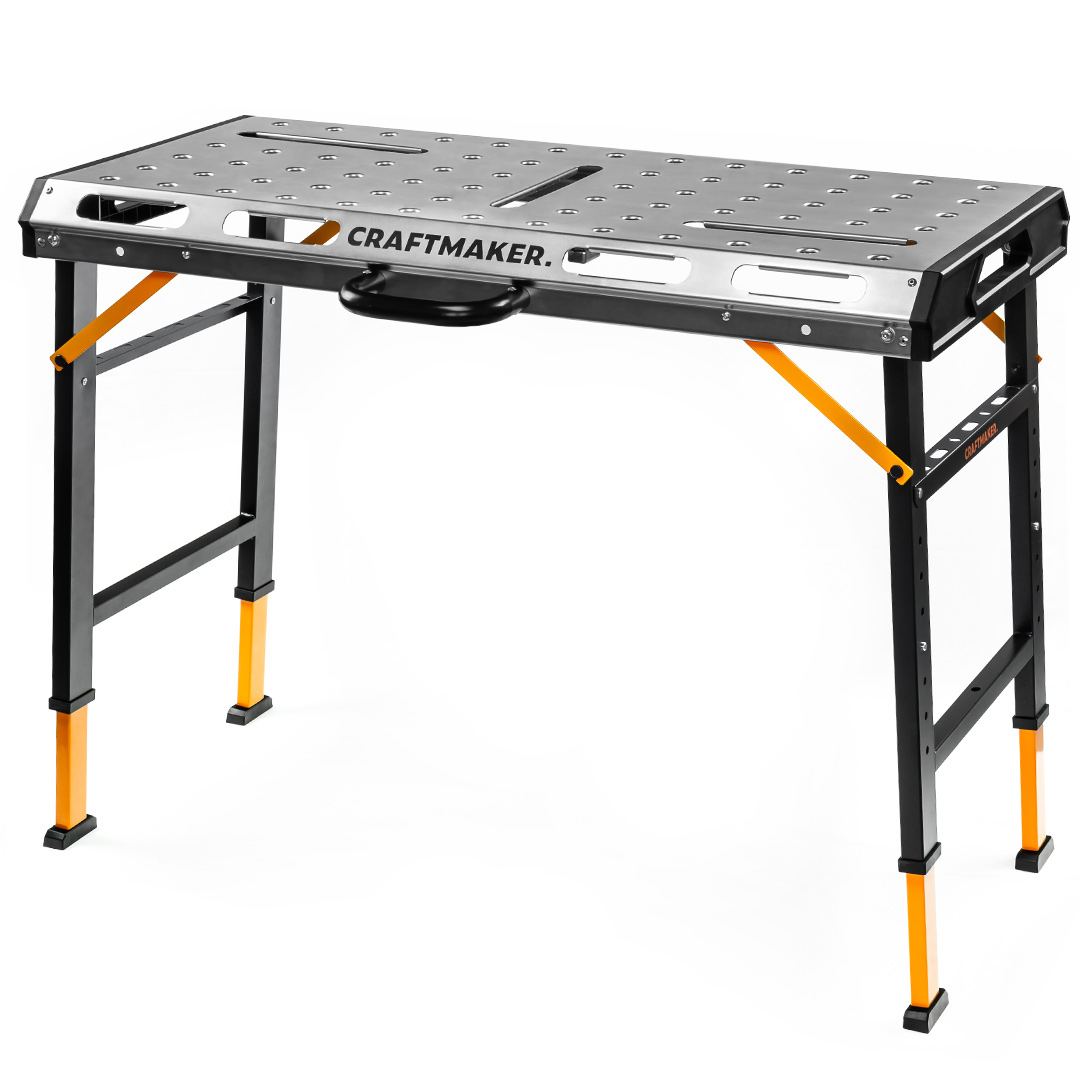 Kovový skládací pracovní stůl CRAFTMAKER SteelBench S110 694750