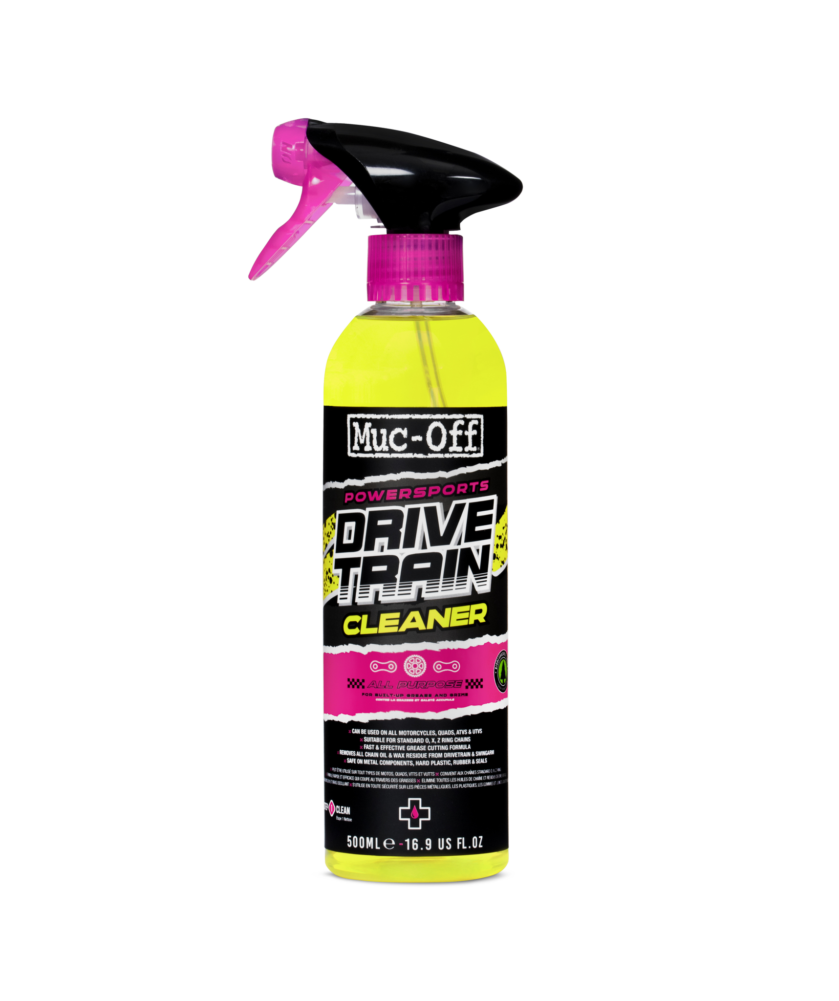 MUC-OFF POWERSPORTS DRIVETRAIN CLEANER 500 ml - Čistič moto řetězů 20467
