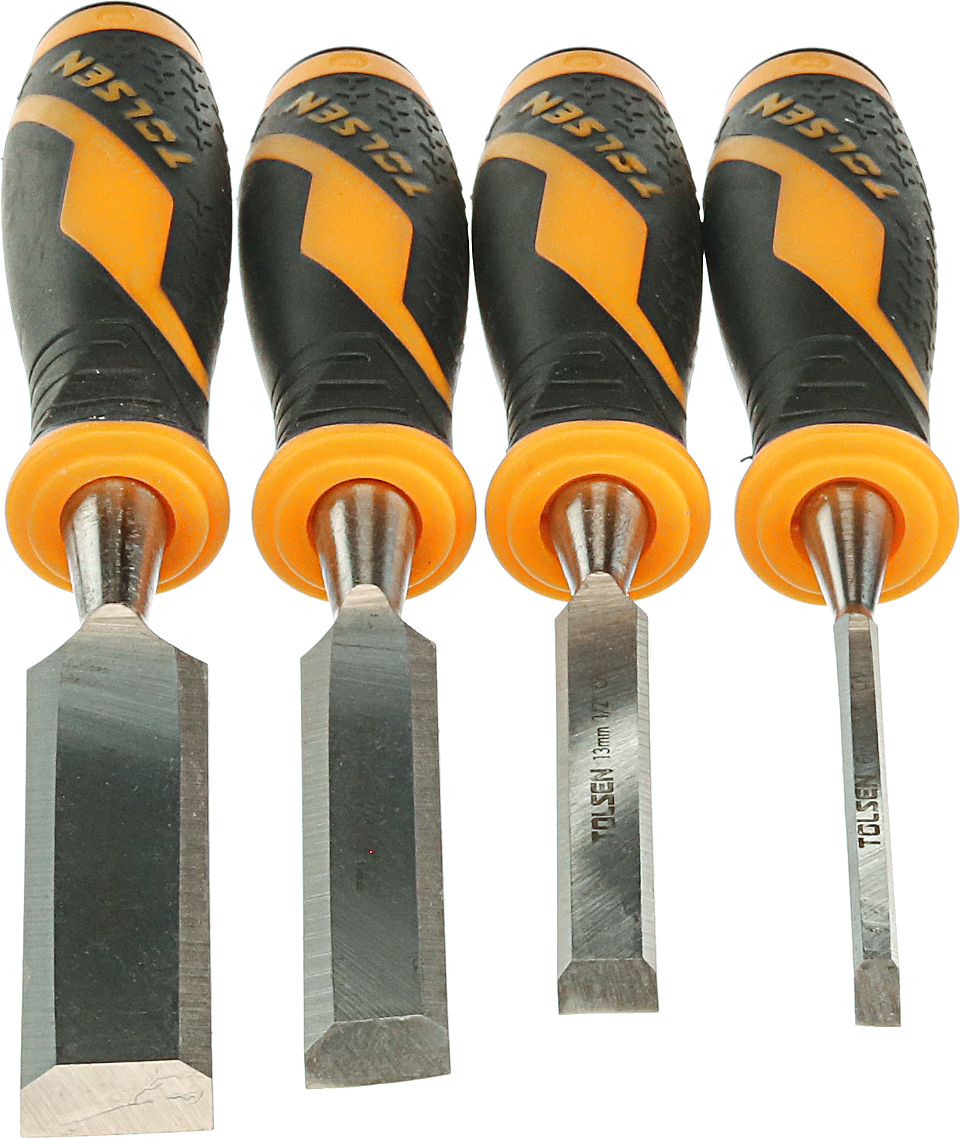 TOLSEN Sada dlát 4 ks Industrial 25384