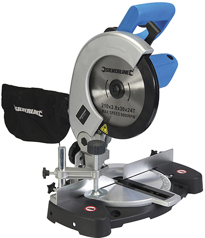 Silverline Pokosová pila 1400 W - 210 mm 977648 262705