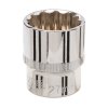 Nástrčný klíč 27 mm 1/2" 12-hran krátký Silverline