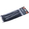 Pásky stahovací na kabely černé, 150 × 2,5 mm, 100 ks, nylon PA66